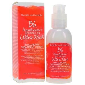 x2 Bumble and Bumble Invisible Oil Ultra Rich Hyaluronic Treatment Lotion 0.84
